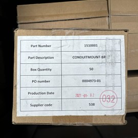 Ecofasten 50 Pk Ecofasten Solar Conduit Mount Bracket 4.5"L x 1.25"W CONDUITMOUNT-B