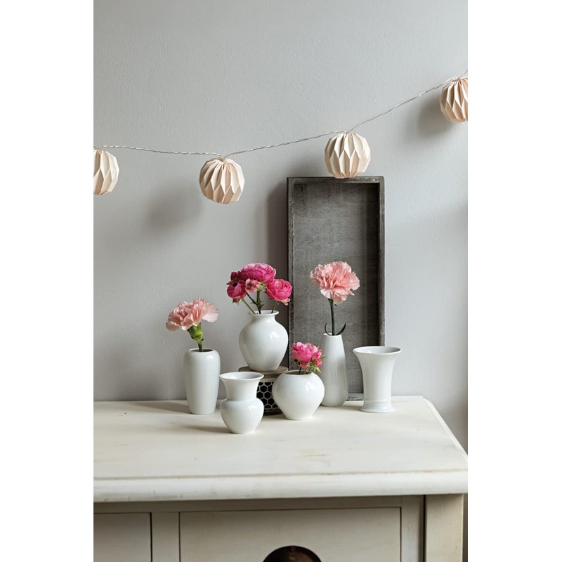 Flower Minis White Vase Slim