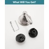Ultrimkit Replacement Shower Fuacet Handle Kit Compatible with Moen Posi-Temp&