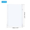 PATIKIL A5 Binder Pockets, Set of 12 PVC Zippers, 20