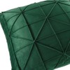 JWH Velvet Throw Pillow Cover Decorative Geometric Pillow Case Soft