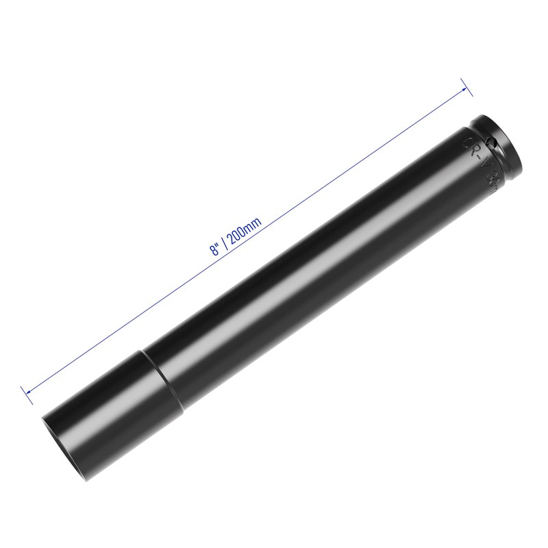 FOCMKEAS 1/2 Inch Drive by 30mm Deep Impact Socket, Heat-Treated
