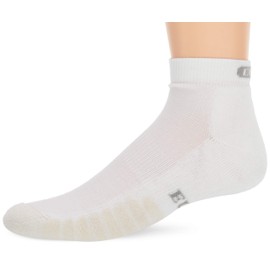 Eurosock® Court Cool Low Socks for Men and Women – COOLMAX® and MicroSupreme® Performance White MD (US Men's Shoe 7-9, Women's Shoe 8-10) One Size