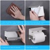 VAEHOLD Self Adhesive Toilet Paper Holder with Phone Shelf SUS304