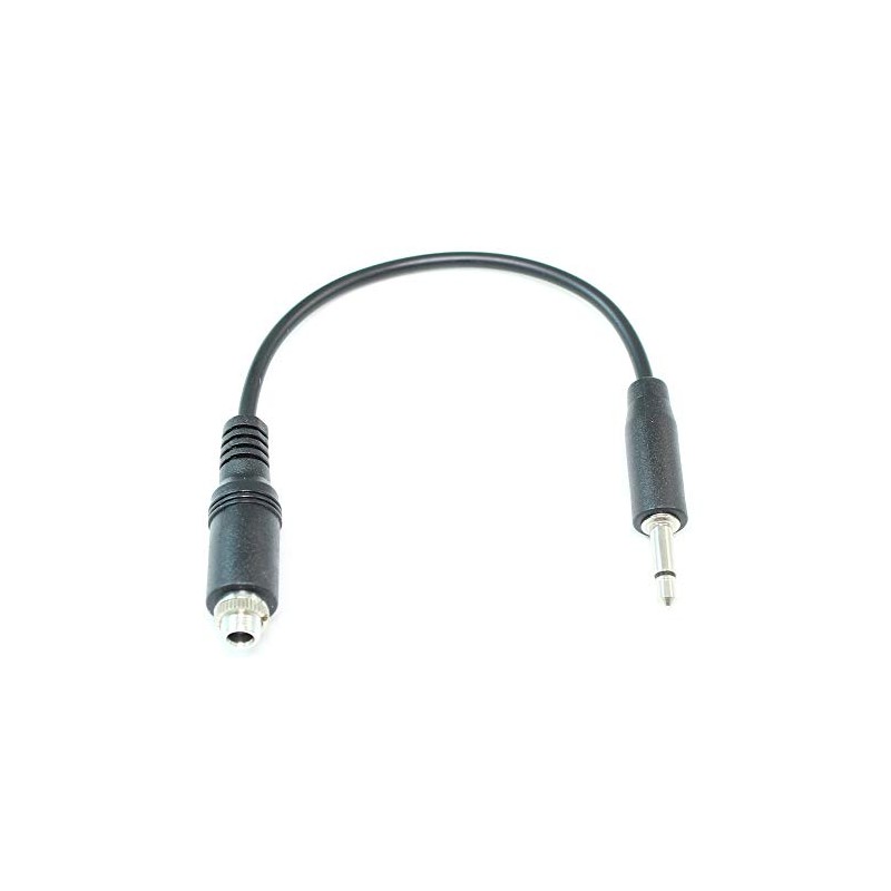 MyCableMart 6 inch 3.5mm Mono TS Male to Female Panel-Mount