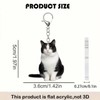 4 Pcs Multifunctional Cat Keychain Portable Key Accessories Cat Bag