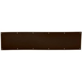 SCHLAGE Lock CO SC8400B-716 6X30 Kick Plate, Age Bronze