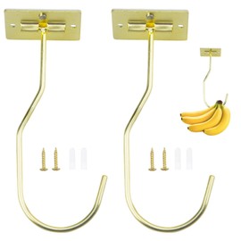 Pack of 2 Metal Hooks with Screws and Leaf Screws, Element Hanging Tools, Home Accessories, Multipurpose Hooks