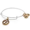 Alex and Ani Womens Initial F Charm Bangle