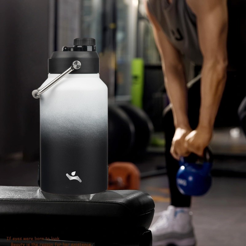 Konokyo 87 oz Insulated Stainless Steel Water Bottle Jug with