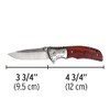 Truper NV-5, Navaja abatible, mango de madera, 4-3/4"