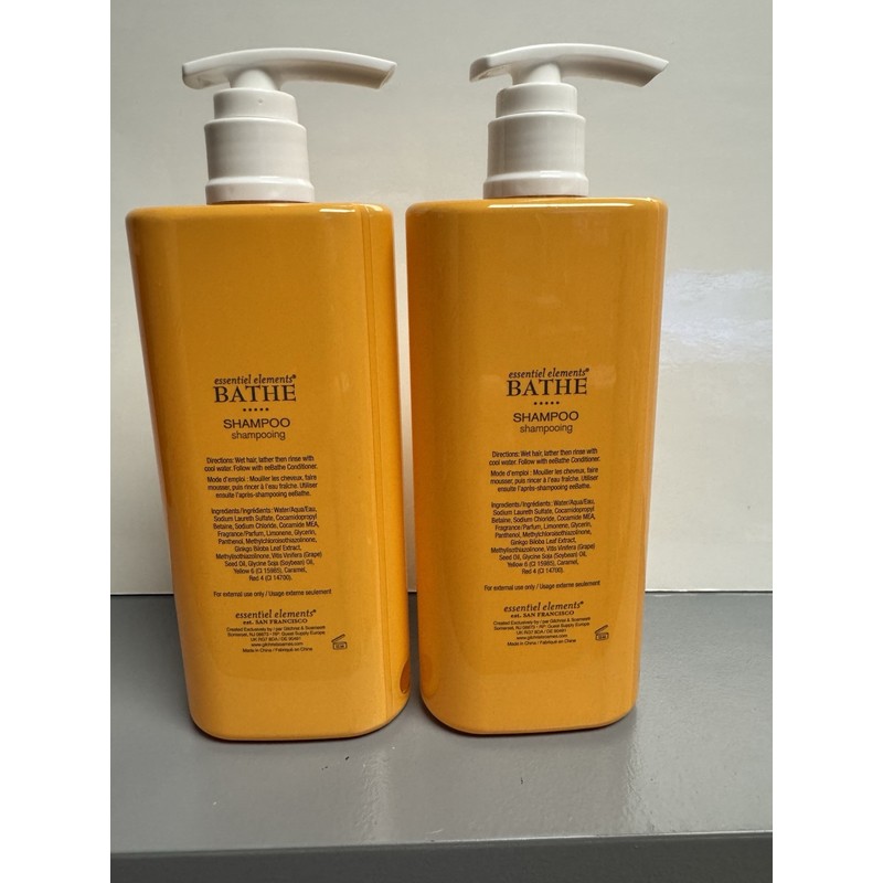 Essentiel Elements 2 PACK Essentiel Elements Bathe SHAMPOO 9.6oz Pump
