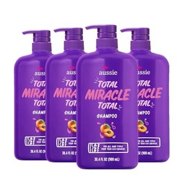 Aussie Total Miracle Collection 7N1 Acondicionador, 12.1 onzas líquidas, Total Miracle, Shampoo 30.4 FL OZ, 30.4 Fluid Ounce (Pack of 4)