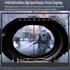 AHXJKA 16.1" 144Hz Portable Gaming Monitor with Stand- HDR Eye Careful, 100% sRGB FHD IPS HDR Portable Monitor for Laptop with Built-in Speakers