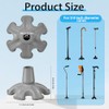 Cane Tips PANZHENG 3/4 inch 6 Support Cane Feets Self