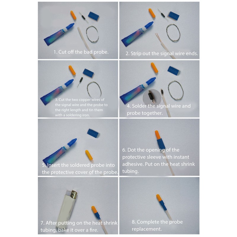 4PCS Pipe Blockage Tester Probe PVC Efficient Compact Pipeline Blocking