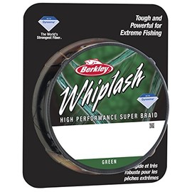 BERKLEY Whiplash Braid - Green, 100 lb