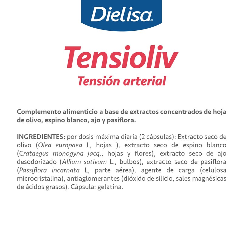 Dielisa - Tensiolive - 60 Capsules