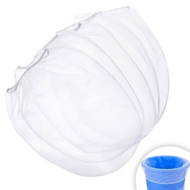 WJUAN 5 Gallon Reusable Paint Strainer Bags - Fine Mesh Filter Bags with Elastic Opening, Heavy-Duty Polyester for Liquid Filtration (530x420mm/20.8x16.5)