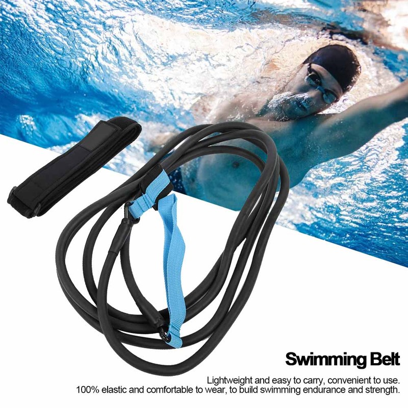 KEEP DIVING 4m Swim Resistance Belt Swimming Exerciser Traction Leash