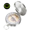 TIXIPEM Camping Survival Compass [1PCS] - Copper Clamshell Classic Pocket