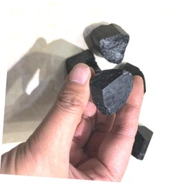 Operitacx 100g Bag Genuine Black Tourmaline Crystal Rough Stone Original Mineral Specimen Negativity Shield
