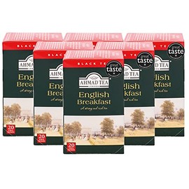 Ahmad Tea Black Tea, English Breakfast Teabags, 20 ct (Pack of 6) - Caffeinated and Sugar-Free