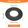 M METERXITY 1-Pack Wall Split Flange, ABS Round Self-Adhesive Escutcheon
