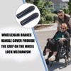 Wheelchair Brakes Handle Cover for 0.67" Flat Wheel Lock Grips