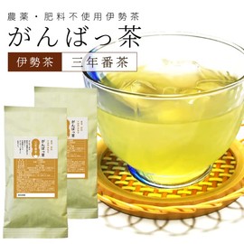 Ise Tea Sannen Bancha 4.9 oz (140 g) (70 g) x 2 Pieces, No Pesticides, Japanese Tea, Made in Mie Prefecture, Cultivated without Pesticides or Fertilizers