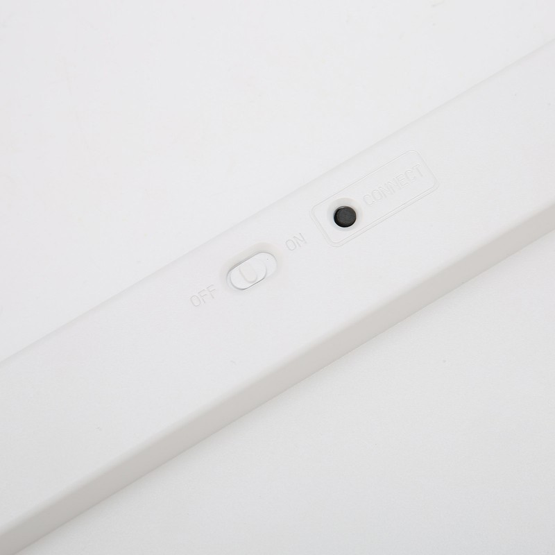 Wireless Keyboard Mini 78 Keys Ultra Thin Portable White Computer