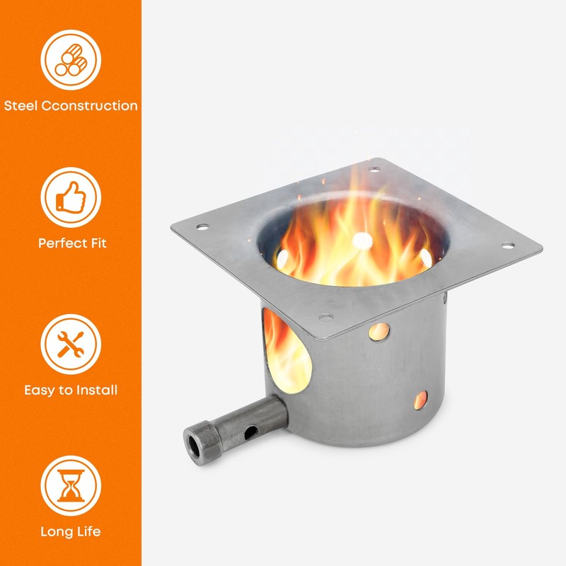 Stanbroil Fire Burn Pot Replacement for Traeger and Pit Boss