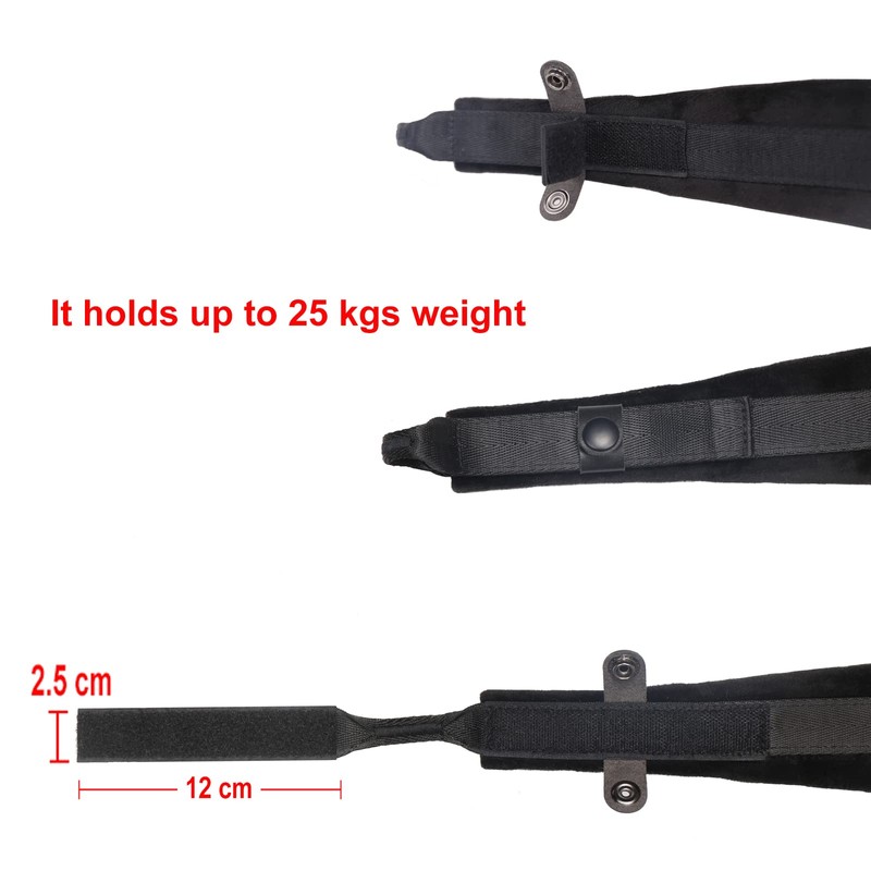Rayzm Accordion Harness Straps, Adjustable Shoulder Belts Straps for Accordions,
