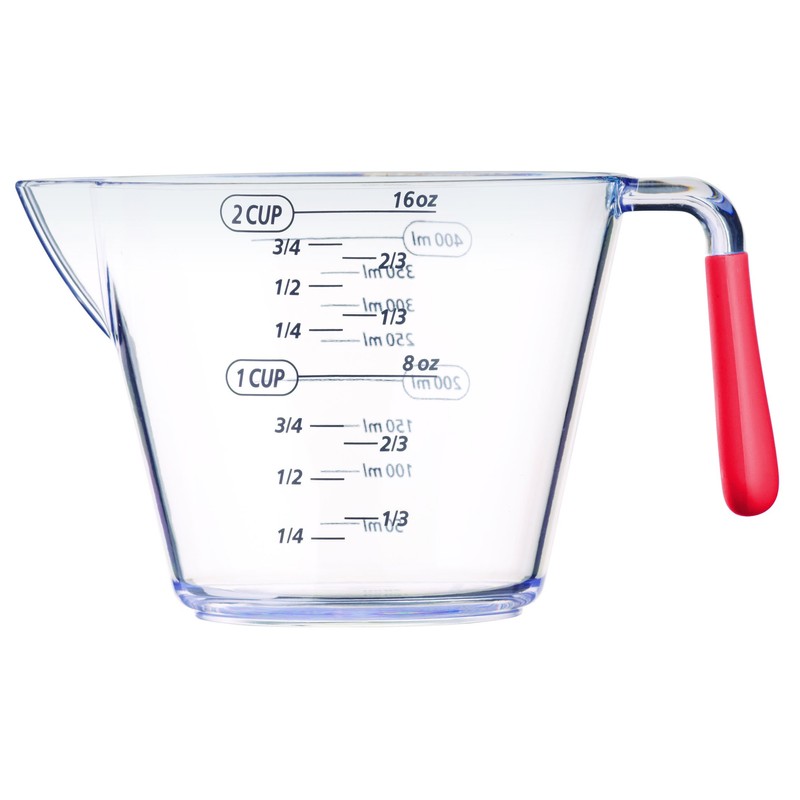 Colourworks CWMJUGSETRED KitchenCraft 3 Piece Measuring Jug Set - Red