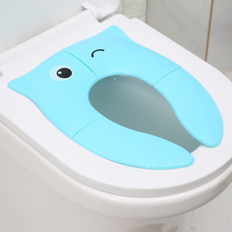 Kids Folding Potty Seat Pad Portable Travel Baby Toddler Toilet