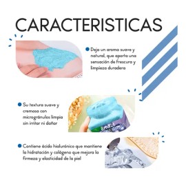 Exfoliante Corporal Mora Azul 350 ml Suaviza e Ilumina