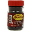 Ferrara Instant Espresso Coffee, 2-Ounce Glass Jars (Pack of 6)
