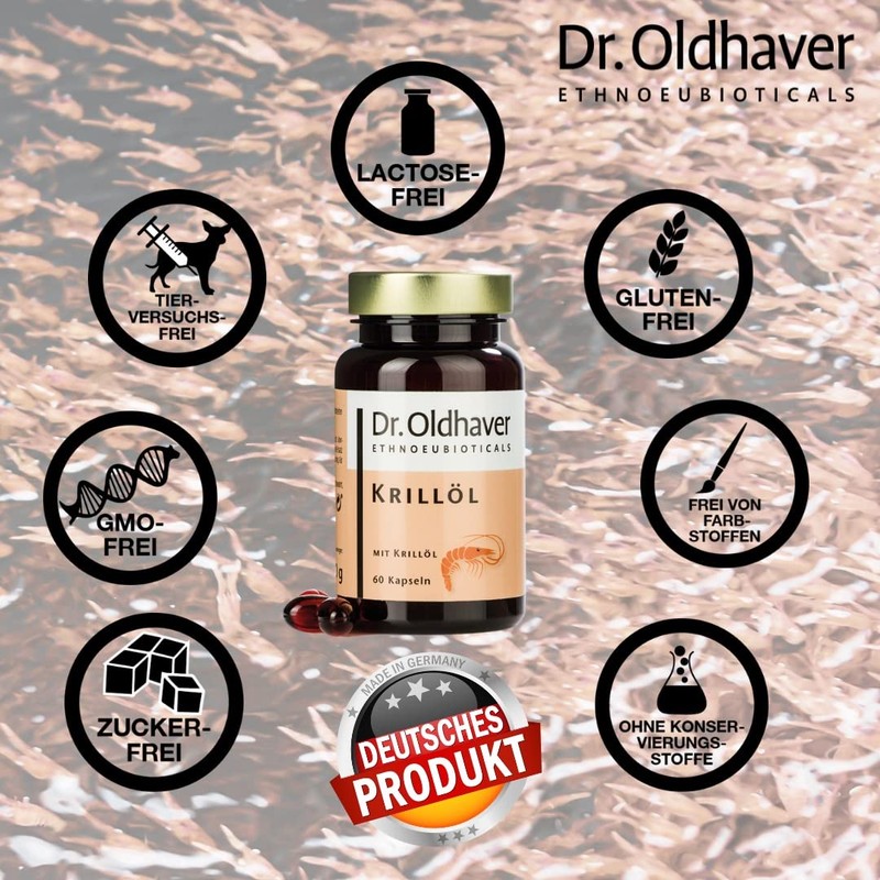 Dr. Oldhaver Krill Oil (60 Capsules) | Omega-3 from Krill