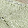 Artoid Mode Sage Green Rustic Cotton Linen Table Runner, Seasonal