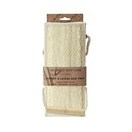 Hydrea London Bamboo and Loofah Exfoliating Back Strap