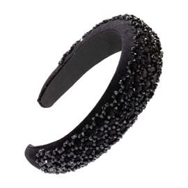 L. Erickson Madison Ave. Headband - Black Velvet