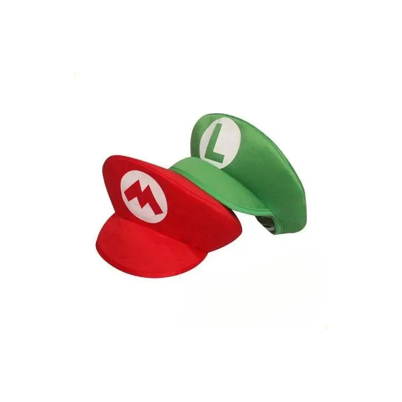 Disfraz Infantil De Fontaneros Tipo Mario Y Luigi Con Gorra