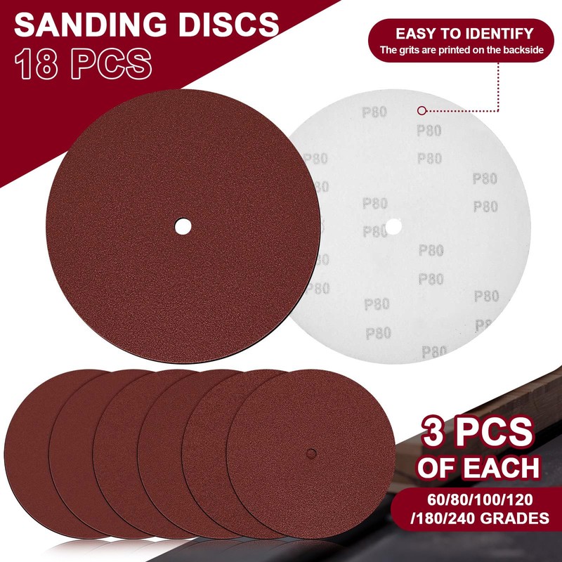 Lanties 10" Sanding Disc for Table Saw 5/8" Arbor Calibration