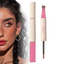 Stick Blush for Cheeks | Double-Ended Makeup Wand Blush Pens,Facial Cheek Blusher Non-Irritating Liquid Contour Stick for All Skin Types