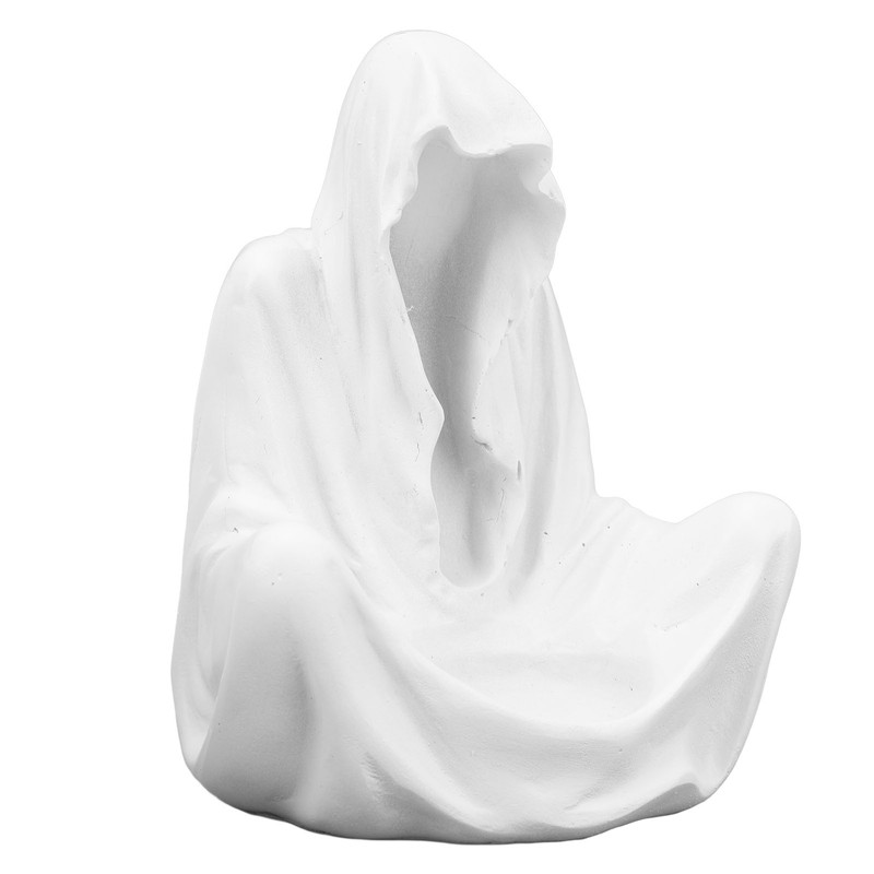 Ghost Wizard Candle Holder Ghost Figurines Scary Statue Festival Party