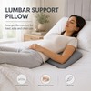 Lumbar Support Pillow for Sleeping – Memory Foam Waist Cushion