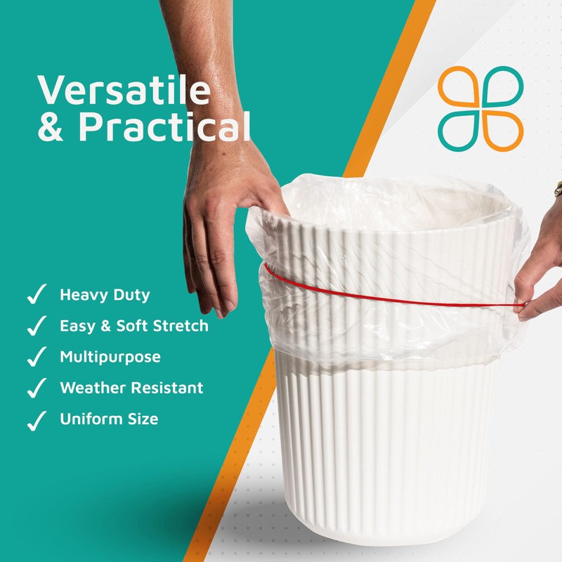 PlasticMill Red Rubber Bands Size 64 (3 1/2" x 1/4")