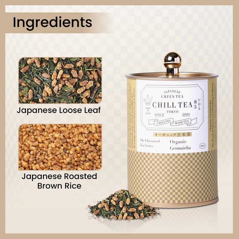 Genmaicha by CHILL TEA Tokyo - 100% Japanese Green Tea