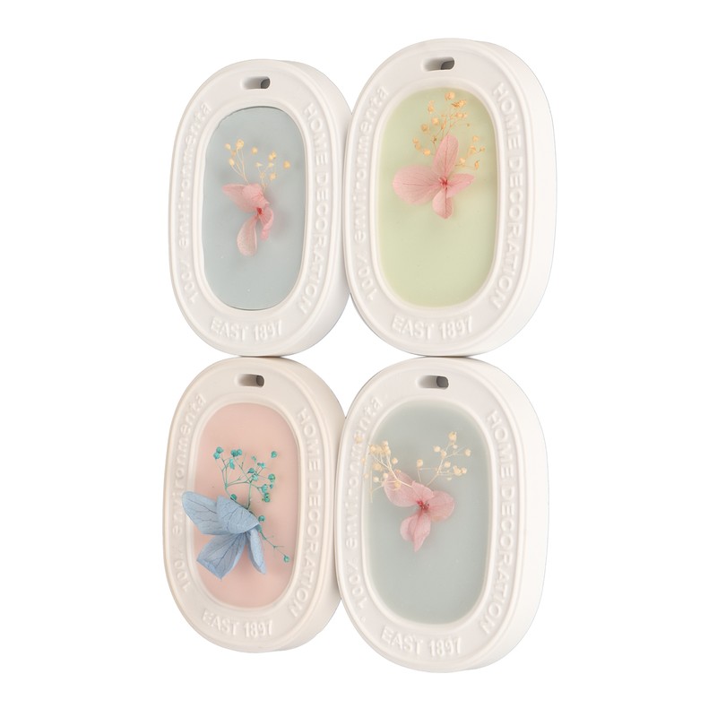 4PCS Set Wardrobe Aromatherapy Wax Tablets Long Lasting Floral Scent