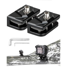 Hood Light Mounting Bracket - Ditch Light Brackets 2PCS for Led Light Bar Work Light Pods Mounting Bracket Kit Aluminum Alloy Clamp Holder for Truck SUV Cars